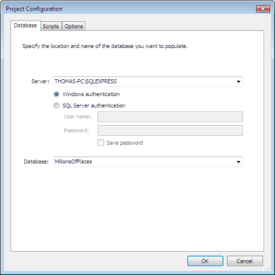 Generating Production Data - Project Configuration