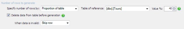 Generating Data - Specifying Counts and Ratios