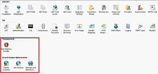 IIS SEO - New Admin Features