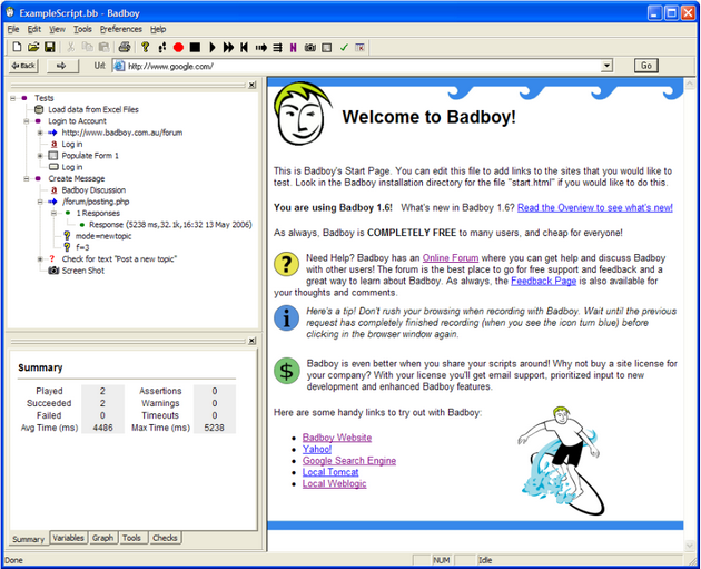 Badboy Screenshot